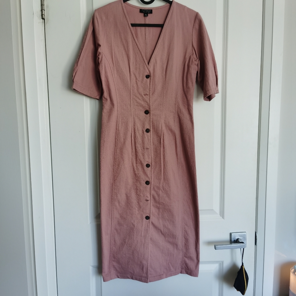 Topshop midi dress